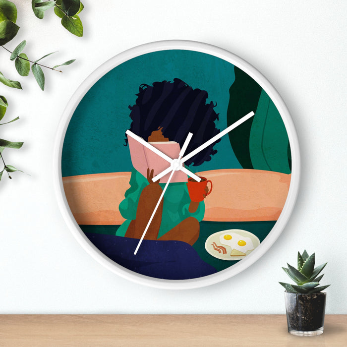 "Stay Home" Wall clock - DomoINK
