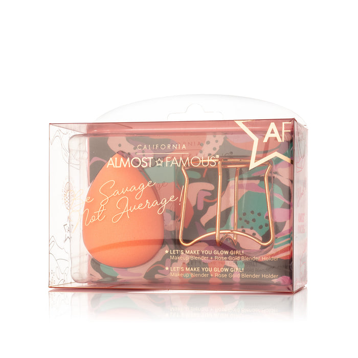 Almost Famous Beauty Blender with Rose Gold Stand - DomoINK