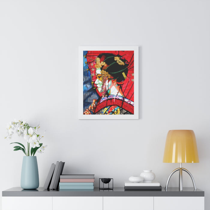 "Geisha" Framed Art Print - DomoINK