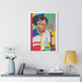 "Baldwin" Framed Art Print - DomoINK