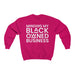 "Black Owned" Unisex Sweatshirt - DomoINK