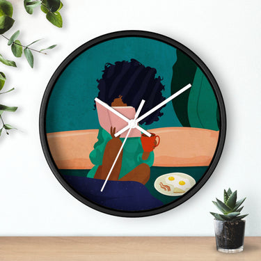 "Stay Home" Wall clock - DomoINK