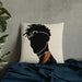 "Black Hair No. 2" Pillow - DomoINK