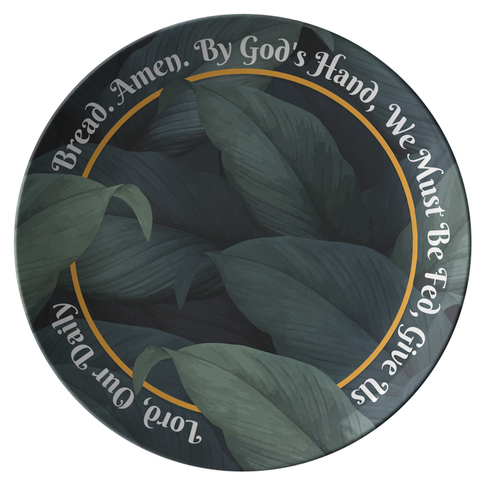 "God's Hand" Prayer Series Plate - DomoINK